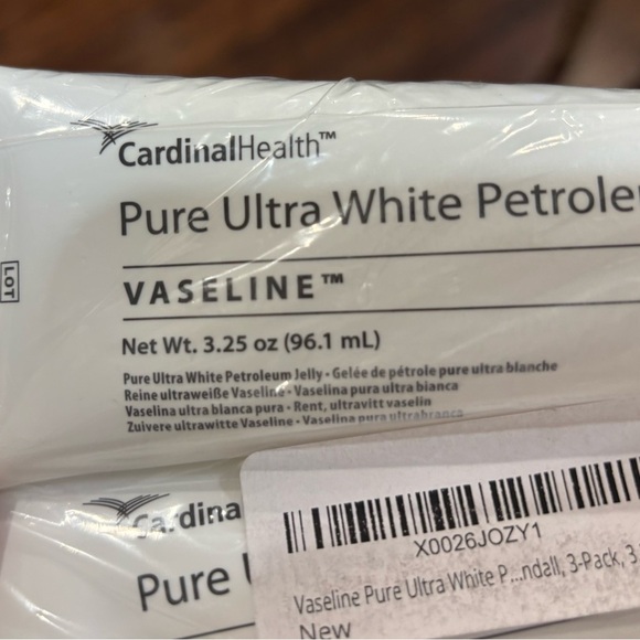 CardinalHealth Pure Ultra White Petroleum Jelly Tubes, 3.25oz Each New Lot Of 3 - Picture 2 of 3